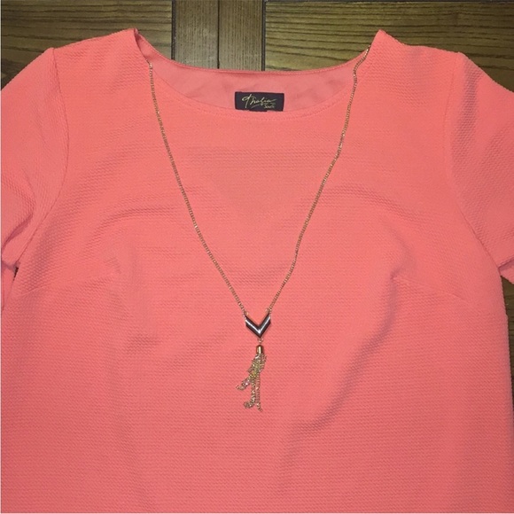 Thalía women’s blouse deep sea coral - Picture 3 of 7